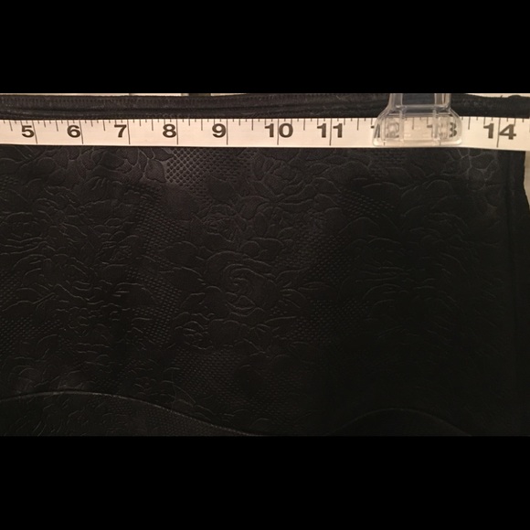 Black Floral Skirt by Frenchi Sz Medium - Picture 2 of 4